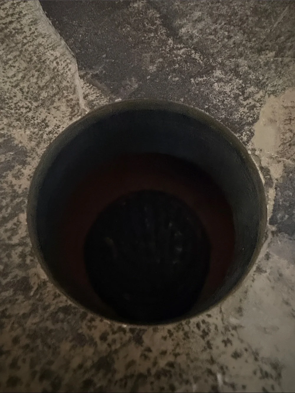 Handcrafted Black Stone Japanese Ikebana slate vase signed